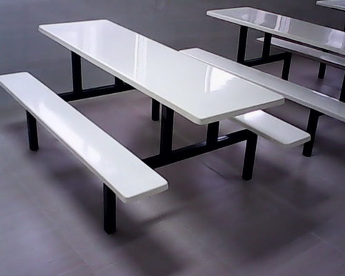六人條凳玻璃鋼餐桌椅