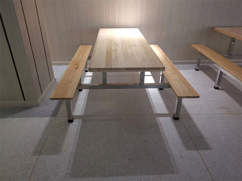 8人實木不銹鋼餐桌 (9)